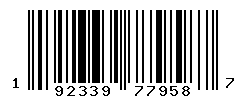 UPC barcode number 192339779587