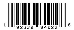 UPC barcode 192339849228