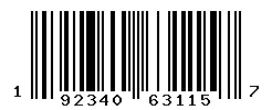 UPC barcode 192340631157