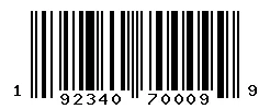 UPC barcode 192340700099
