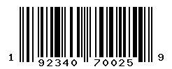 UPC barcode 192340700259