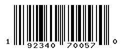 UPC barcode 192340700570