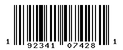 UPC barcode number 192341074281