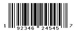UPC barcode number 192346245457