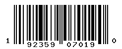 UPC barcode number 192359070190