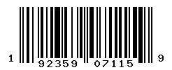 UPC barcode number 192359071159