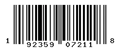 192359072118 barcode