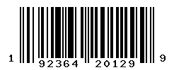 UPC barcode number 192364201299