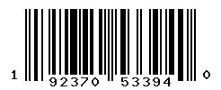 UPC barcode number 192370533940