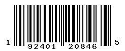 UPC barcode number 192401208465