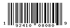 192410080809 barcode