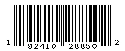 192410288502 barcode