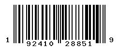 192410288519 barcode