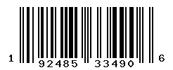 UPC barcode number 192485334906