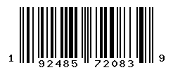 UPC barcode number 192485720839