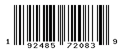 UPC barcode 192485720839