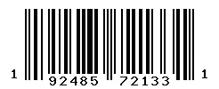 UPC barcode 192485721331