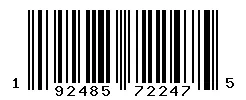 UPC barcode 192485722475