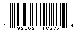 UPC barcode number 192502182374