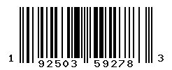 UPC barcode number 192503592783