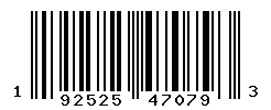 UPC barcode number 192525470793