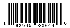 UPC barcode number 192545006446