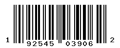 UPC barcode number 192545039062