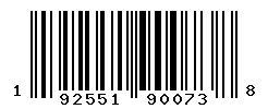 UPC barcode number 192551900738