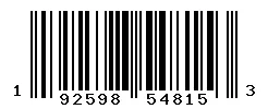 UPC barcode 192598548153