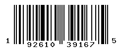 192610391675 barcode