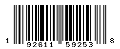 UPC barcode number 192611592538