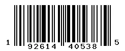 192614405385 barcode