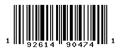 UPC barcode number 192614904741