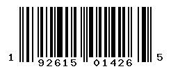 upc 192615014265 barcode image