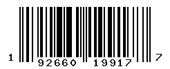UPC barcode number 192660199177