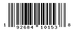 UPC barcode 192684101538