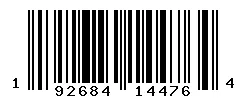 UPC barcode 192684144764