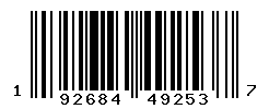 UPC barcode number 192684492537