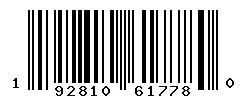 UPC barcode 192810617780