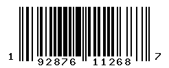 UPC barcode number 192876112687