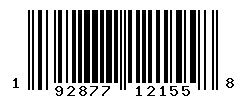 UPC barcode number 192877121558