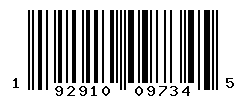 UPC barcode number 192910097345