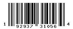 UPC barcode number 192937310564