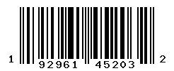 UPC barcode number 192961452032