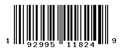 UPC barcode number 192995118249