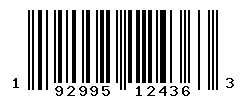 UPC barcode number 192995124363