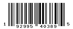 UPC barcode number 192995403895