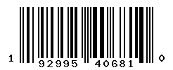 UPC barcode number 192995406810