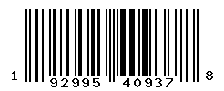 UPC barcode number 192995409378