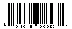 UPC barcode 193028000937
